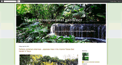 Desktop Screenshot of intercontinentalgardener.com